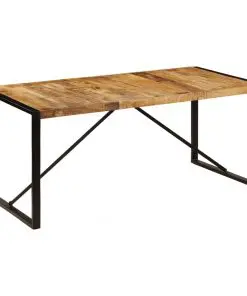 vidaXL Dining Table 180x90x75 cm Solid Mango Wood