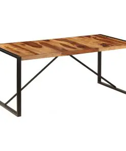 vidaXL Dining Table 180x90x75 cm Solid Sheesham Wood