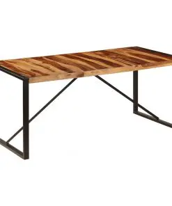 vidaXL Dining Table 180x90x75 cm Solid Sheesham Wood