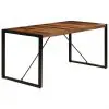 vidaXL Dining Table 160x80x75 cm Solid Sheesham Wood