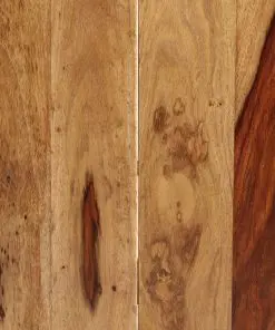 vidaXL Dining Table 160x80x75 cm Solid Sheesham Wood