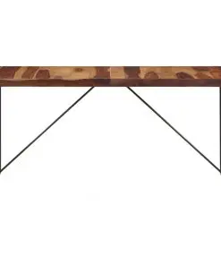 vidaXL Dining Table 160x80x75 cm Solid Sheesham Wood