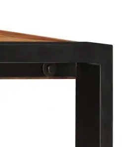 vidaXL Dining Table 160x80x75 cm Solid Sheesham Wood