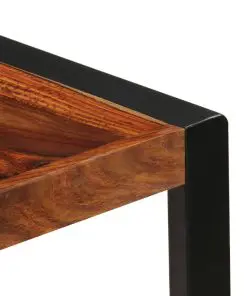 vidaXL Dining Table 140x70x75 cm Solid Sheesham Wood