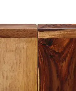 vidaXL Dining Table 140x70x75 cm Solid Sheesham Wood