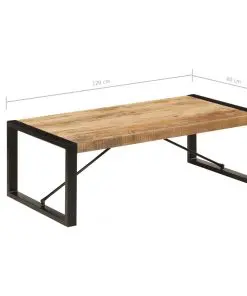 vidaXL Coffee Table 120x60x40 cm Solid Mango Wood