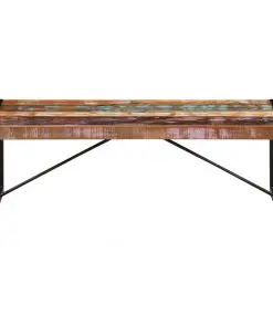 vidaXL Coffee Table 120x60x40 cm Solid Reclaimed Wood