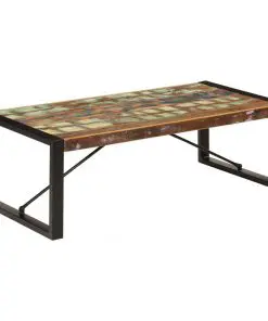 vidaXL Coffee Table 120x60x40 cm Solid Reclaimed Wood