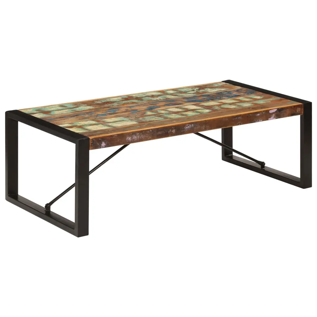 vidaXL Coffee Table 120x60x40 cm Solid Reclaimed Wood