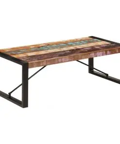 vidaXL Coffee Table 120x60x40 cm Solid Reclaimed Wood