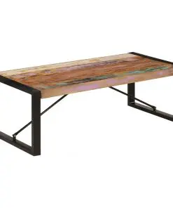 vidaXL Coffee Table 120x60x40 cm Solid Reclaimed Wood