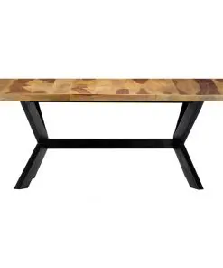 vidaXL Dining Table 180x90x75 cm Solid Sheesham Wood