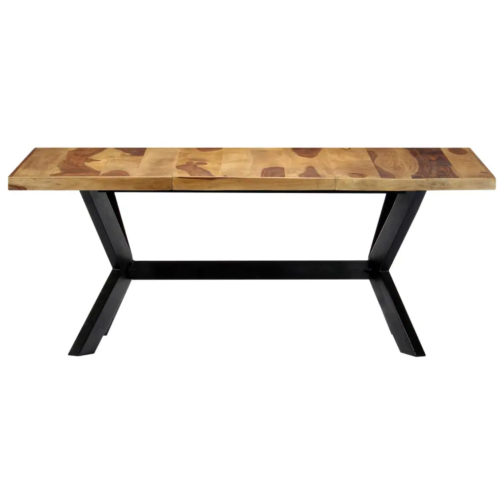 vidaXL Dining Table 180x90x75 cm Solid Sheesham Wood