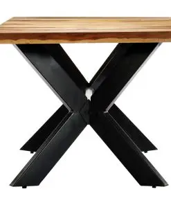vidaXL Dining Table 180x90x75 cm Solid Sheesham Wood