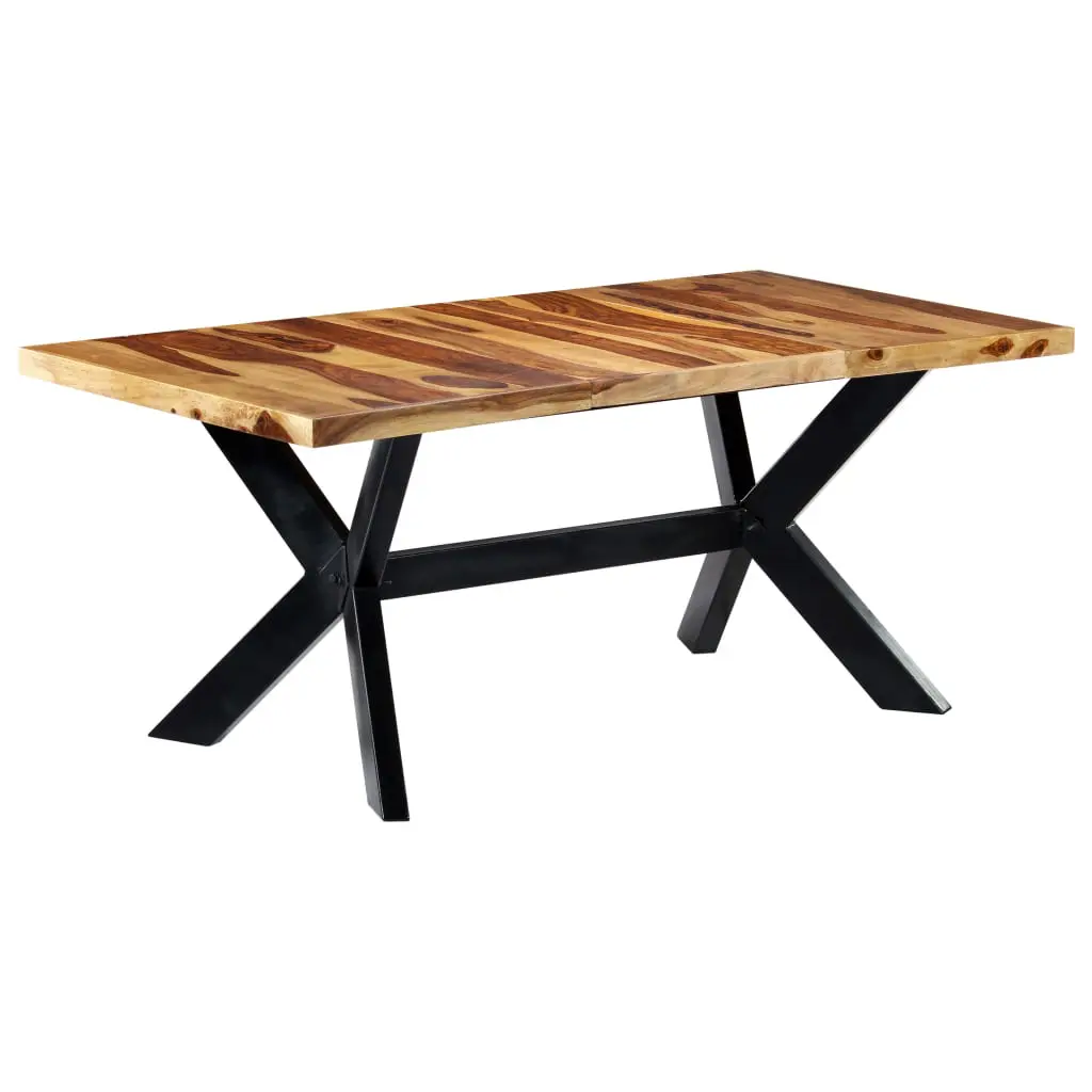 vidaXL Dining Table 180x90x75 cm Solid Sheesham Wood