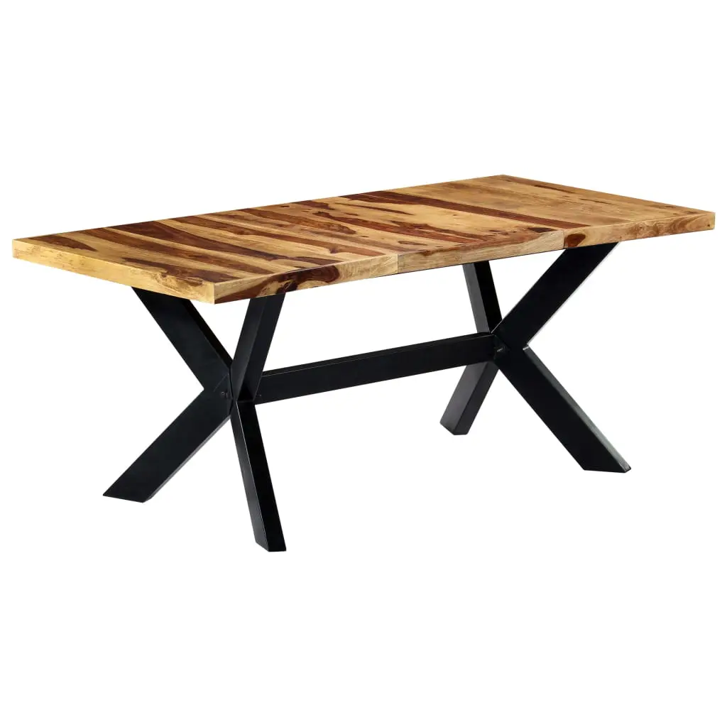 vidaXL Dining Table 180x90x75 cm Solid Sheesham Wood