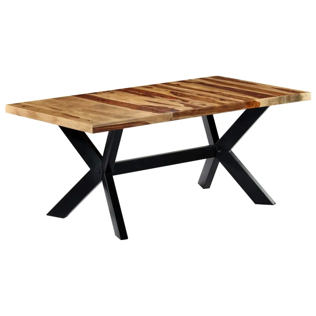 vidaXL Dining Table 180x90x75 cm Solid Sheesham Wood