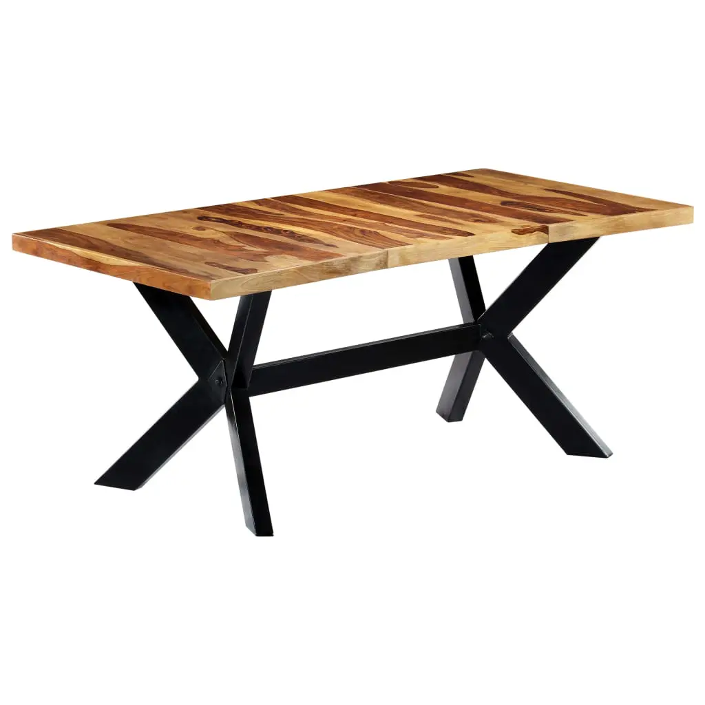 vidaXL Dining Table 180x90x75 cm Solid Sheesham Wood