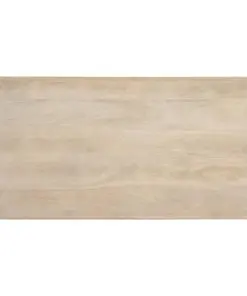 vidaXL Dining Table White 120x60x75 cm Solid Mango Wood