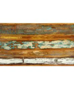 vidaXL Dining Table 120x60x75 cm Solid Reclaimed Wood
