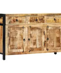 vidaXL Sideboard 120x35x76 cm Solid Mango Wood