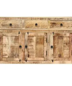 vidaXL Sideboard 120x35x76 cm Solid Mango Wood