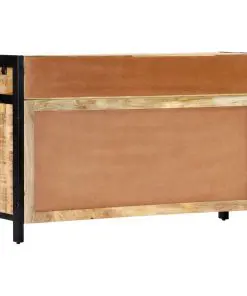 vidaXL Sideboard 120x35x76 cm Solid Mango Wood