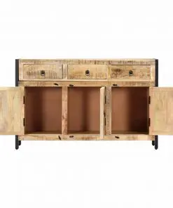 vidaXL Sideboard 120x35x76 cm Solid Mango Wood