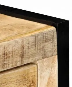 vidaXL Sideboard 120x35x76 cm Solid Mango Wood