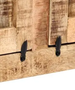 vidaXL Sideboard 120x35x76 cm Solid Mango Wood
