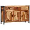 vidaXL Sideboard 120x35x75 cm Solid Sheesham Wood