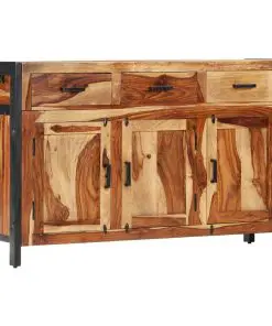 vidaXL Sideboard 120x35x75 cm Solid Sheesham Wood