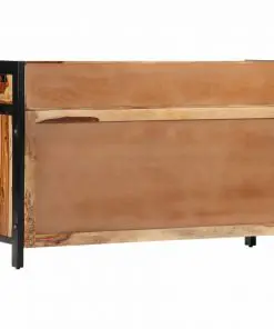 vidaXL Sideboard 110x35x75 cm Solid Sheesham Wood