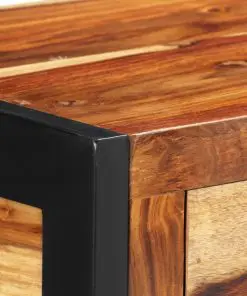 vidaXL Sideboard 110x35x75 cm Solid Sheesham Wood