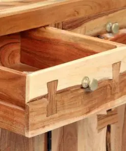 vidaXL Sideboard 120x35x75 cm Solid Acacia Wood
