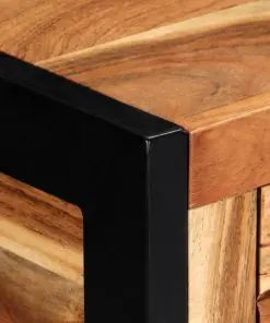 vidaXL Sideboard 120x35x75 cm Solid Acacia Wood