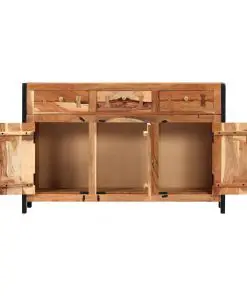 vidaXL Sideboard 120x35x75 cm Solid Acacia Wood