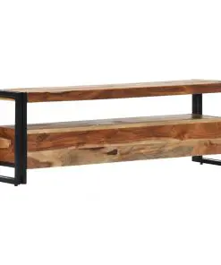 vidaXL TV Cabinet 120x30x40 cm Solid Sheesham Wood
