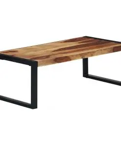 vidaXL Coffee Table 110x60x40 cm Solid Sheesham Wood