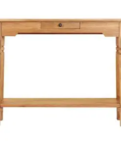 vidaXL Console Table 100x40x76 cm Solid Acacia Wood