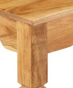 vidaXL Console Table 100x40x76 cm Solid Acacia Wood