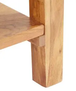 vidaXL Console Table 100x40x76 cm Solid Acacia Wood