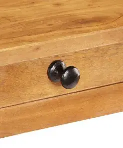 vidaXL Console Table 100x40x76 cm Solid Acacia Wood
