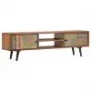 vidaXL TV Cabinet 140x30x40 cm Solid Acacia Wood