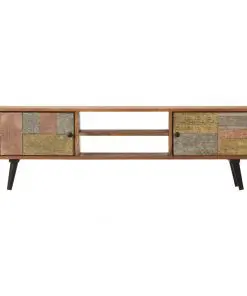 vidaXL TV Cabinet 140x30x40 cm Solid Acacia Wood