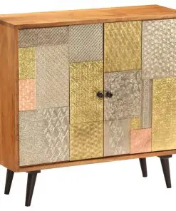 vidaXL Sideboard 80x30x75 cm Solid Acacia Wood