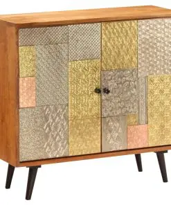 vidaXL Sideboard 80x30x75 cm Solid Acacia Wood