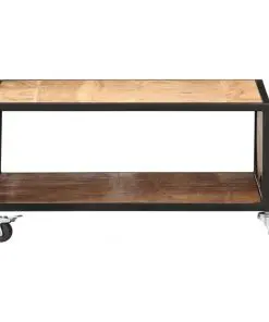 vidaXL Coffee Table 70x70x32 cm Solid Acacia Wood