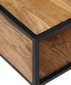 vidaXL Coffee Table 70x70x32 cm Solid Acacia Wood
