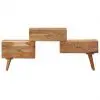 vidaXL TV Cabinet 108x30x49 cm Solid Acacia Wood